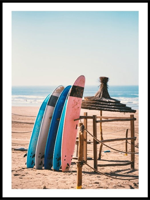 Surf and beach - Plakat - Plakatbar.no