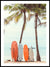 Surfboard and palms - Plakat - Plakatbar.no