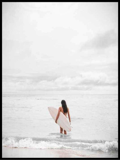 Surfer Woman - Poster - Plakatbar.no