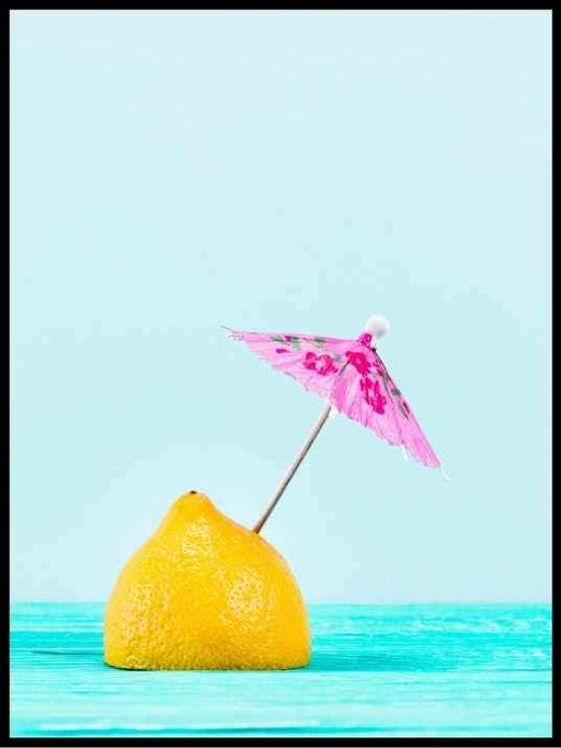 Surfing Lemon - Poster - Plakatbar.no