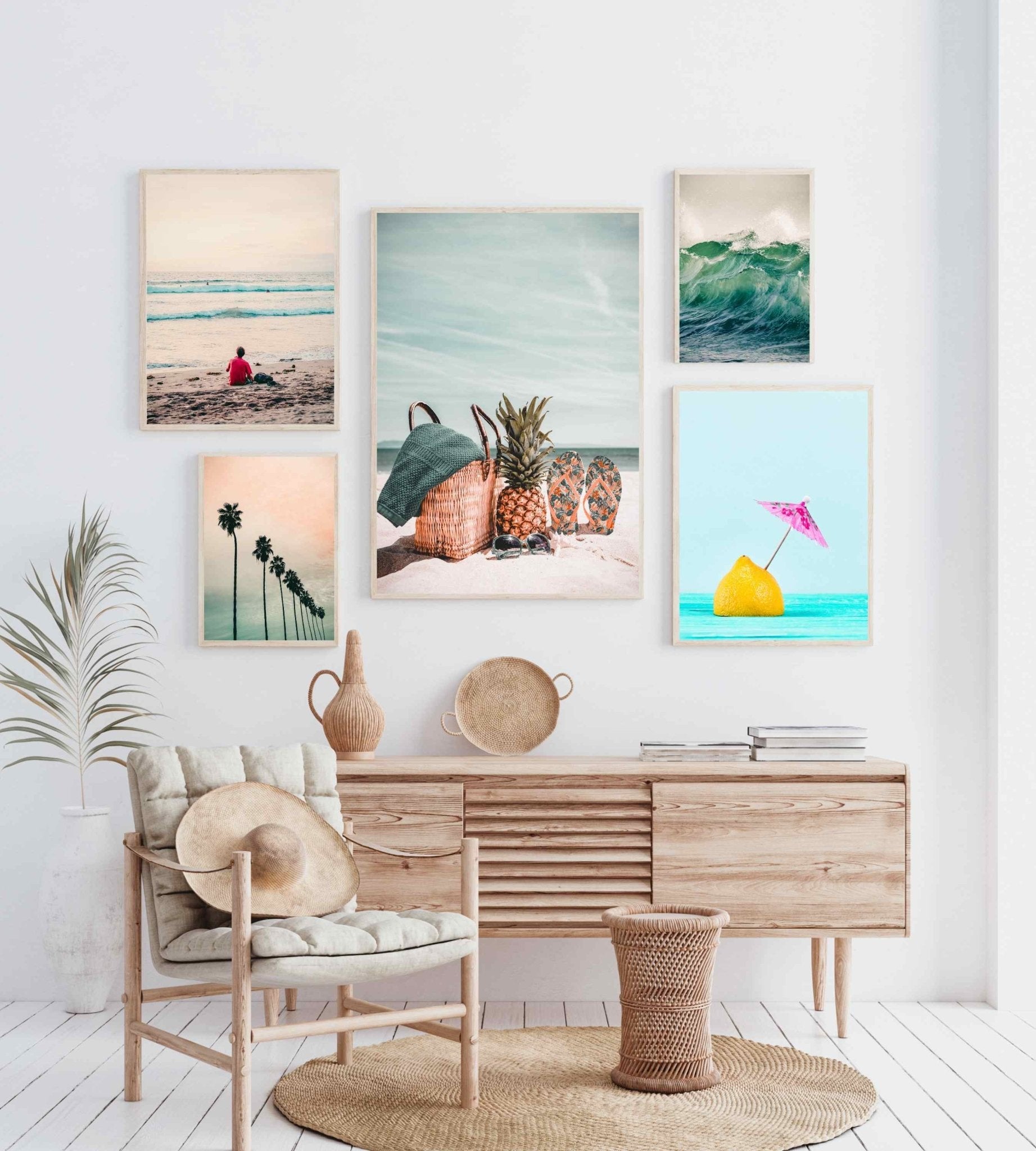 Surfing Lemon - Poster - Plakatbar.no