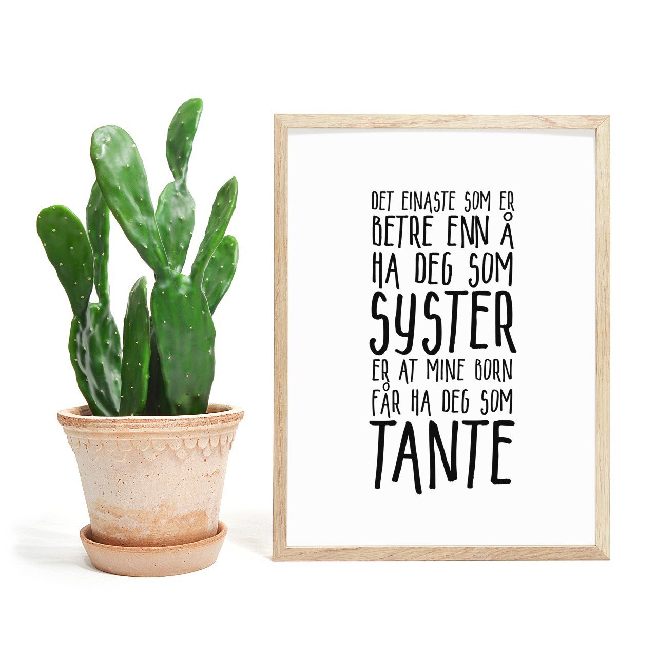 Syster og Tante - NYNORSK plakat - Plakatbar.no