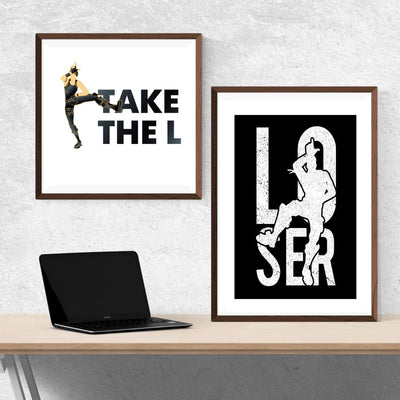 Take The L Fortnite Poster - Plakatbar.no