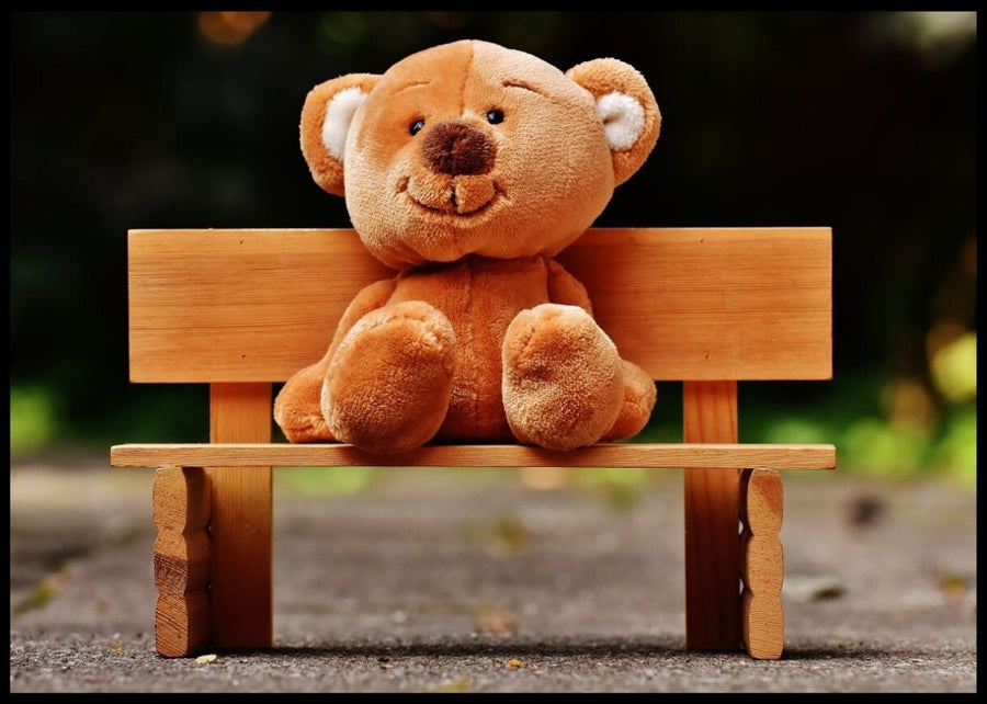 Bamse på bænkstolper