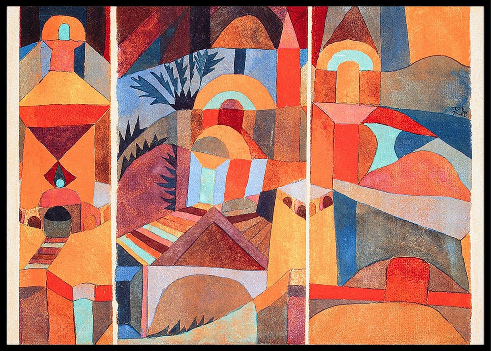 Temple gardens, Paul Klee - Poster - Plakatbar.no
