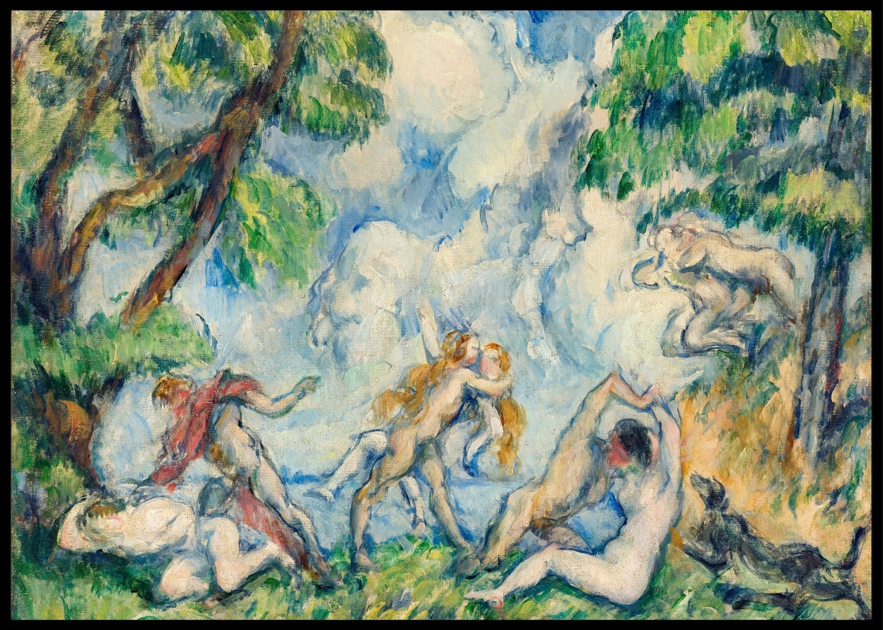 The Battle of Love, Paul Cezanne- Plakat - Plakatbar.no