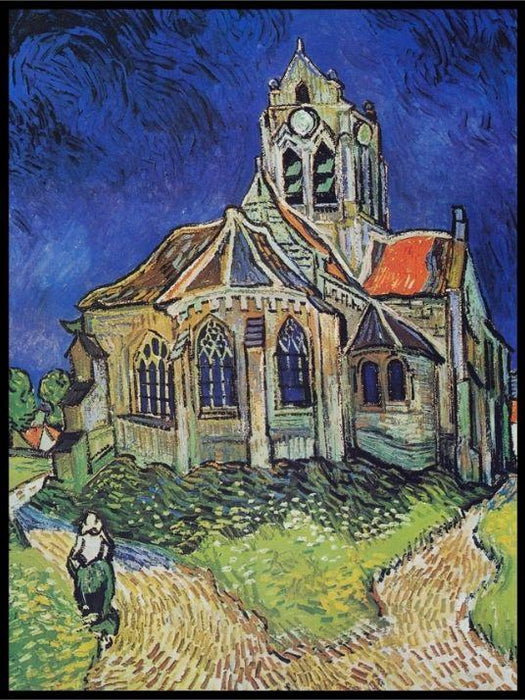 The Church at Auvers, Van Gogh - Plakat - Plakatbar.no
