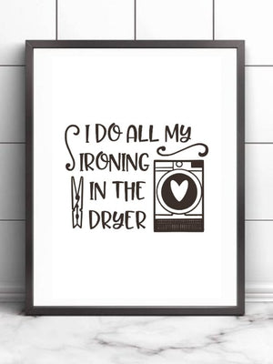 The Dryer - Poster til vaskerommet - Plakatbar.no