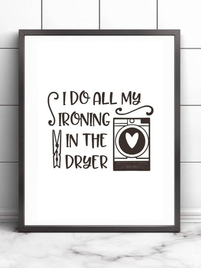 The Dryer - Poster til vaskerommet - Plakatbar.no