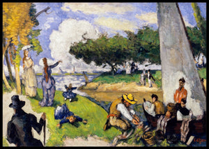 The Fishermen, Paul Cezanne- Plakat - Plakatbar.no