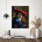 The girl with the red hat, Johannes Vermeer- Plakat - Plakatbar.no