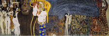 The Hostile Powers, Gustav Klimt- panorama lerret - Plakatbar.no