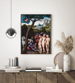 The judgement of Paris, Lucas Cranach- Plakat - Plakatbar.no