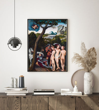 The judgement of Paris, Lucas Cranach- Plakat - Plakatbar.no