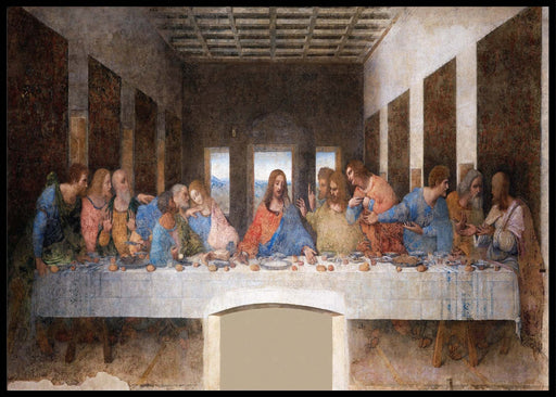 The last supper - Leonardo Da Vinci - Plakatbar.no