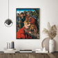 The martyrdom of Saint Barbara, Lucas Cranach- Plakat - Plakatbar.no