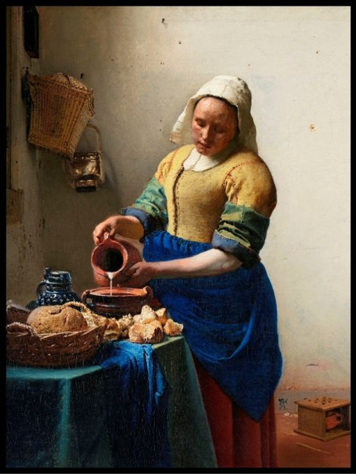 The Milkmaid, Johannes Vermeer- Plakat - Plakatbar.no