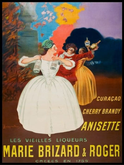 The old Liqueurs Marie Brizard & Roger, Leonetto Cappiello- Plakat - Plakatbar.no