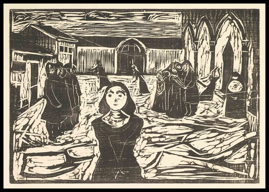 The Pretenders, the last hour, Edvard Munch - Poster
