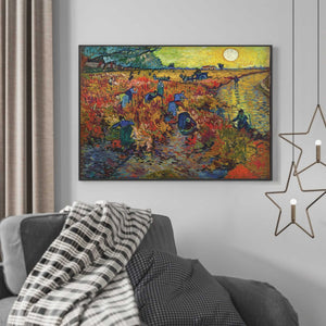The Red Vineyard Van Gogh - Plakat - Plakatbar.no