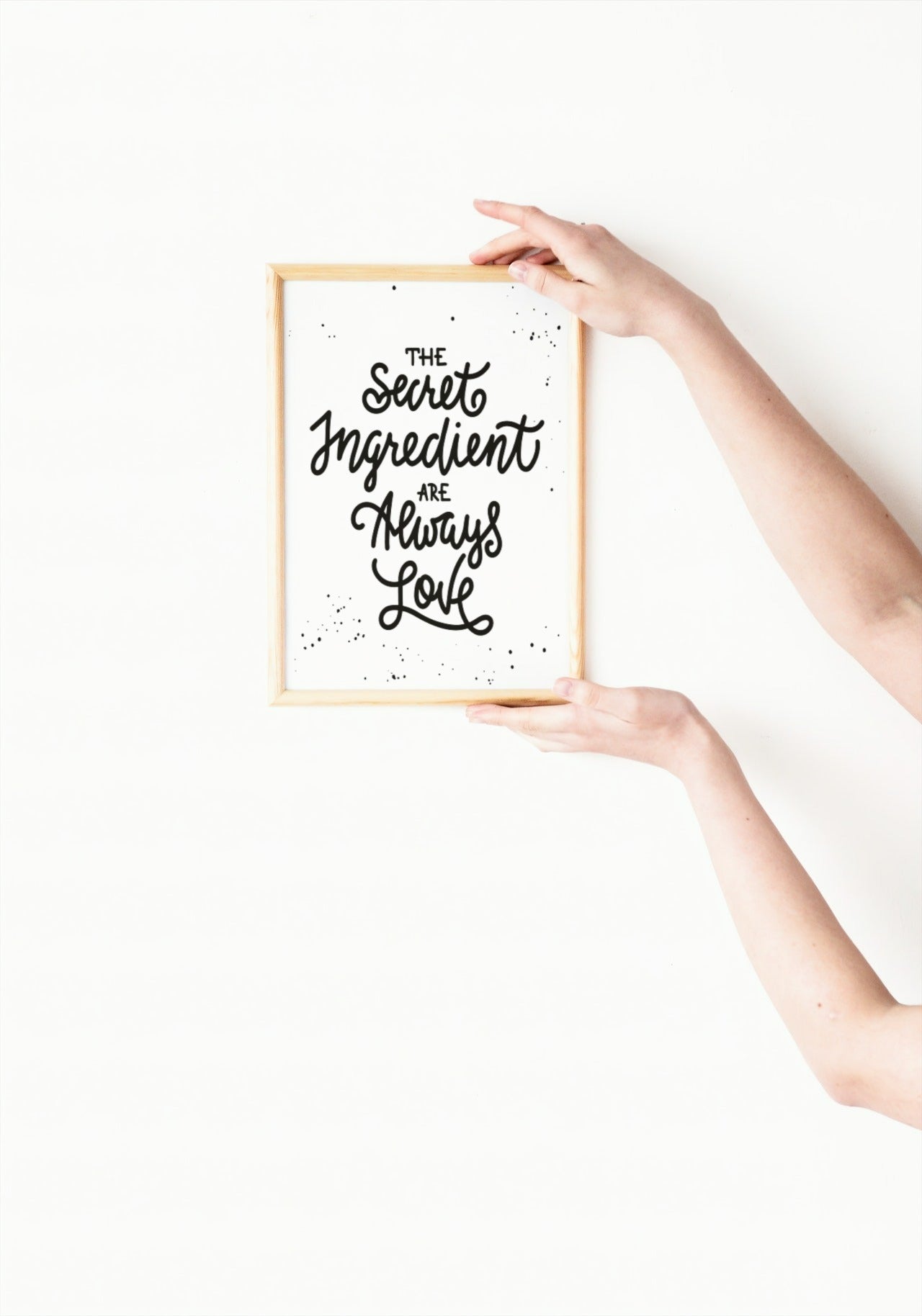 The secret ingredient are always love - Plakatbar.no