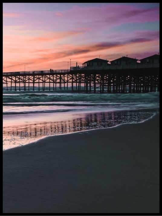 The Shore and pier 02 - Poster