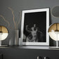 The Statue - Black & White Poster - Plakatbar.no