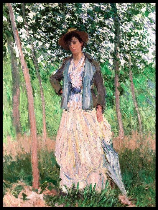 The Stroller, Claude Monet - Poster