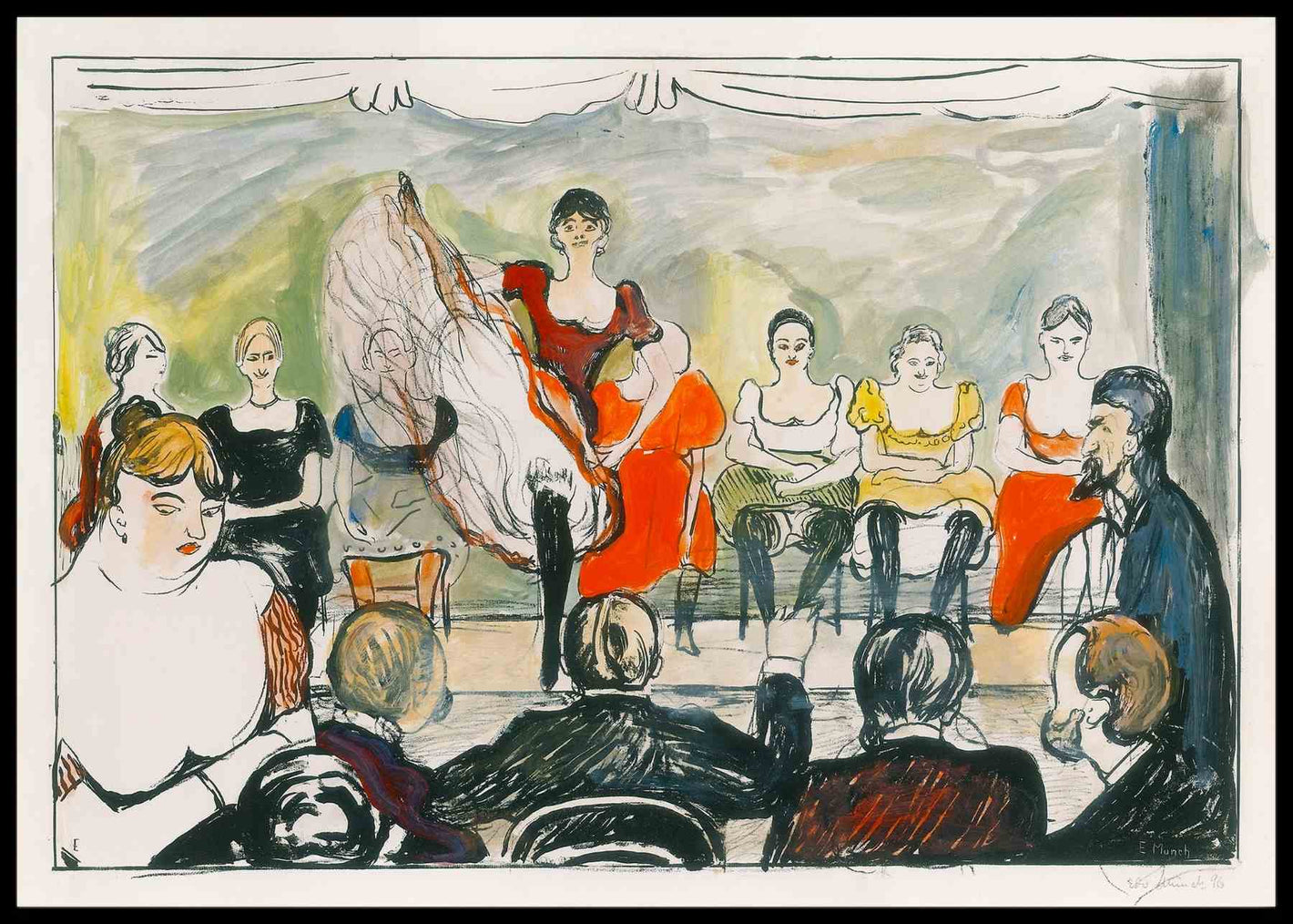 Tingletangle, Edvard Munch- Plakat - Plakatbar.no