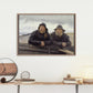 To fiskere ved en båd - Michael Ancher - plakat eller lerret - Plakatbar.no