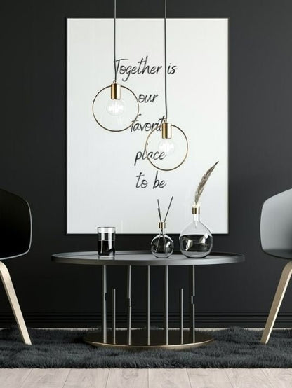 Together is our favorite place to be - Plakatbar.no