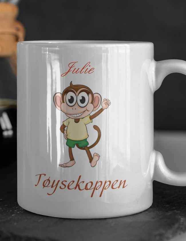 Tøysekoppen - med eget navn