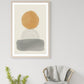 Trendy abstract hand painted poster - Plakatbar.no