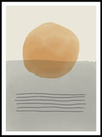 Trendy abstract hand painted poster 3 - Plakatbar.no