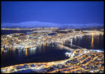 Tromsø by om kvelden - Plakat - Plakatbar.no