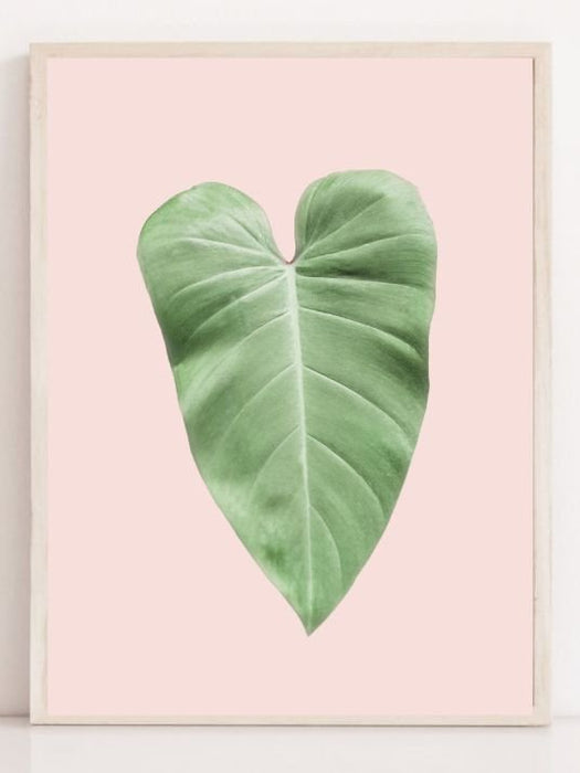 Tropical Leaf Blush - Plakatbar.no
