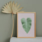 Tropical Leaf Blush - Plakatbar.no