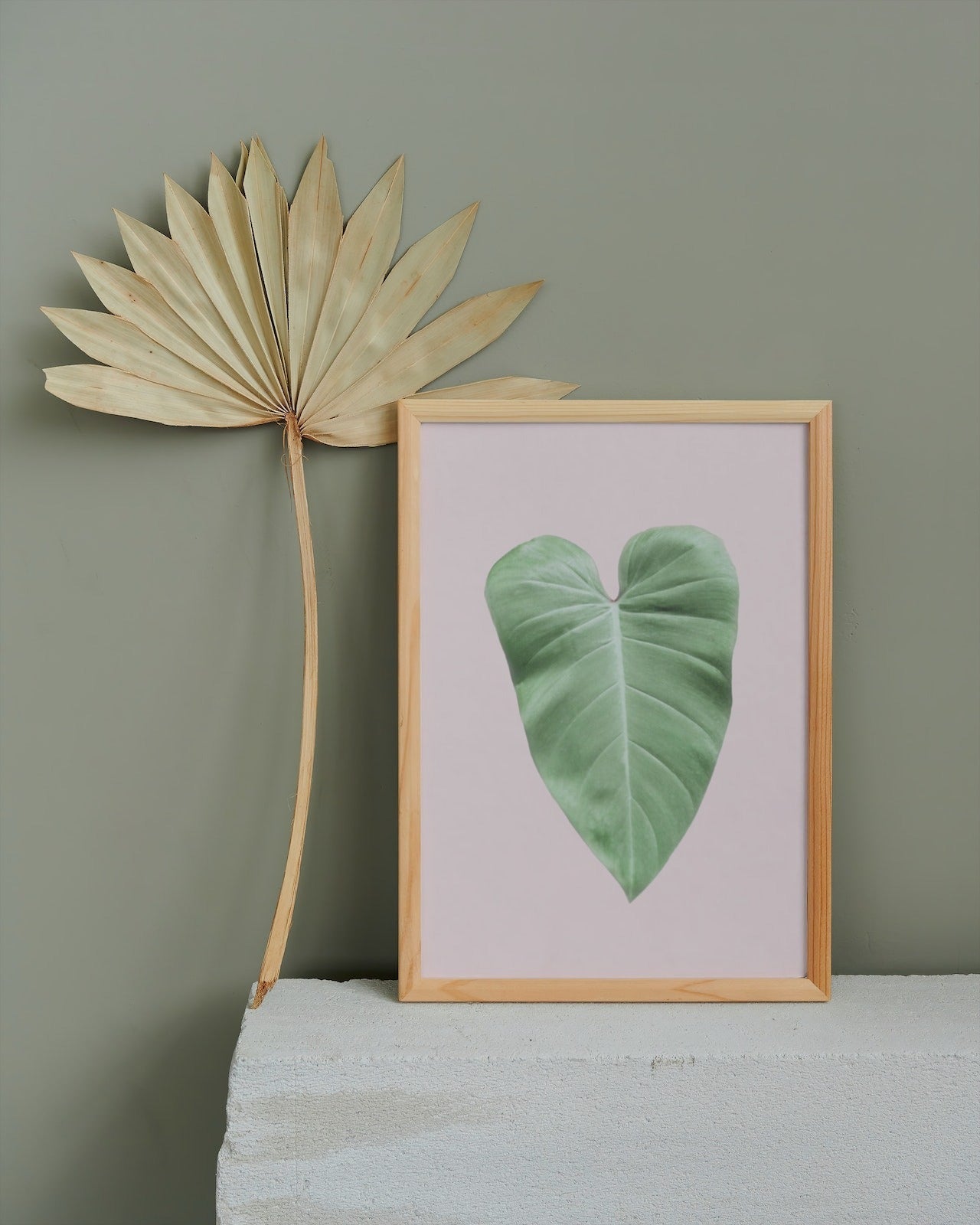 Tropical Leaf Blush - Plakatbar.no