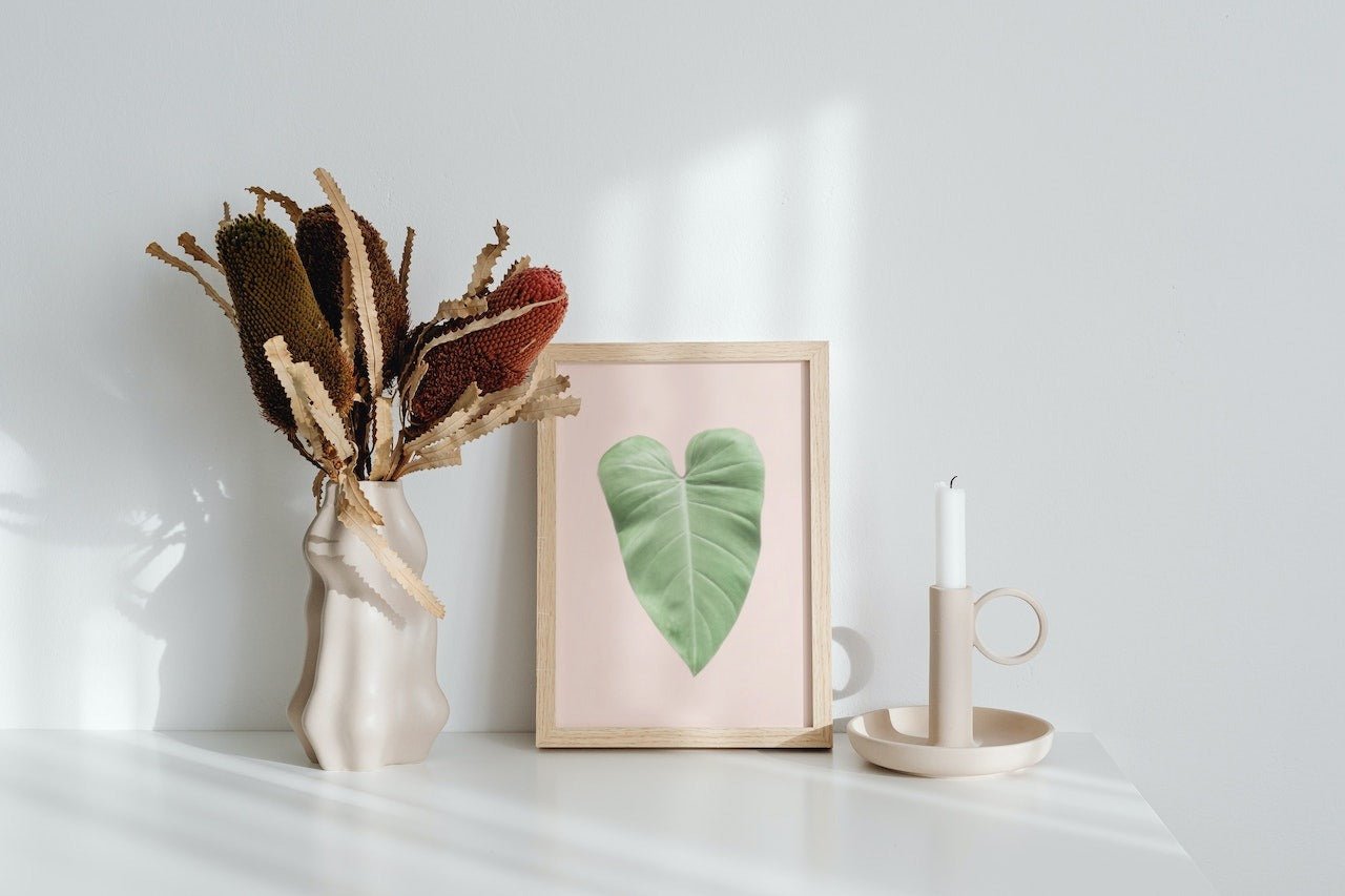 Tropical Leaf Blush - Plakatbar.no