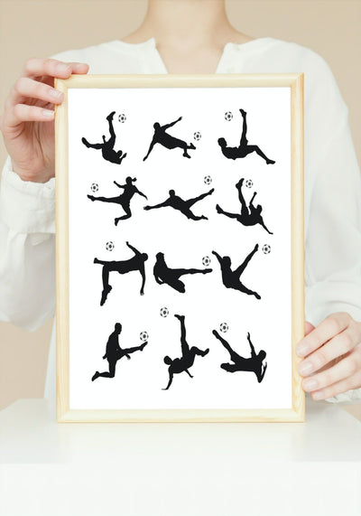 Ulike fotballteknikker - Plakatbar.no