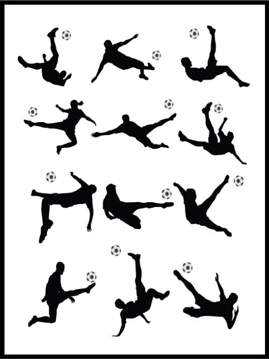 Ulike fotballteknikker - Plakatbar.no