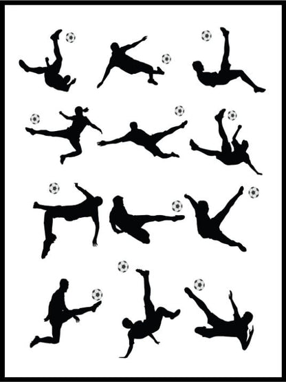 Ulike fotballteknikker - Plakatbar.no