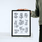 Ulike kaffesitater - Plakatbar.no