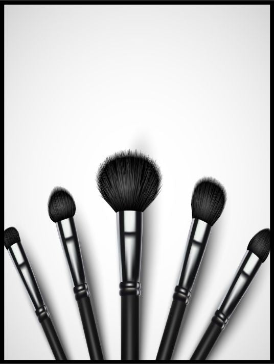 Ulike sminkebørster - Plakatbar.no