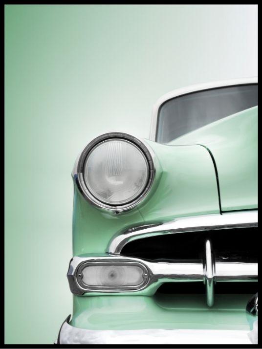 US Classic car poster