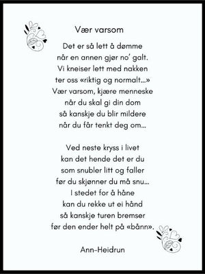 Vær varsom - Plakatbar.no