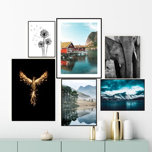 Vakker Rorbu Plakat - Plakatbar.no