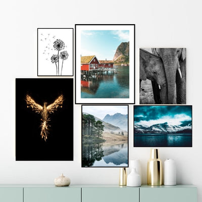 Vakker Rorbu Plakat - Plakatbar.no