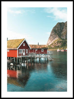 Vakker Rorbu Plakat - Plakatbar.no