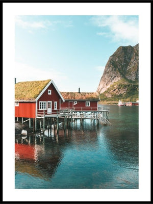 Vakker Rorbu Plakat - Plakatbar.no